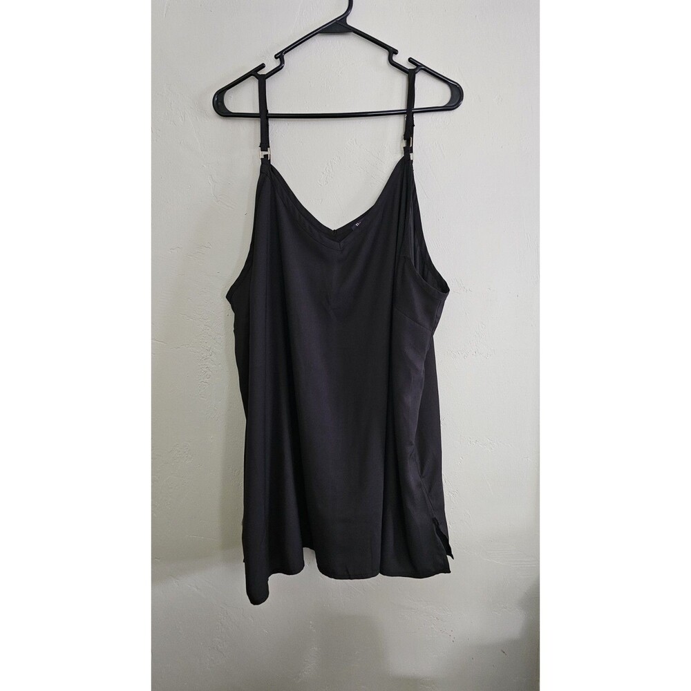 Roamans 30W Black Polyester Tank Top